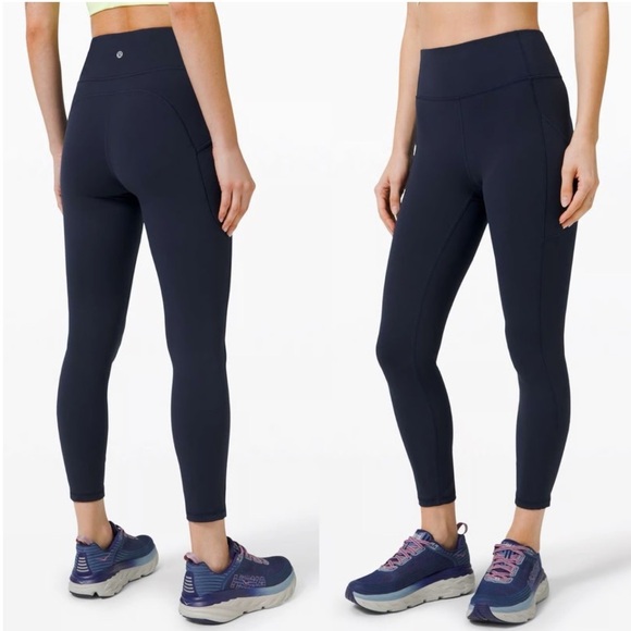 Lululemon Invigorate High-Rise Tight 25" Leggins True Navy size 6 - Picture 2 of 11